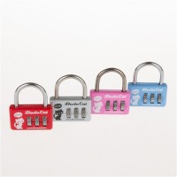 TSA Safety Luggage Cable Combination Lock authorised zinc alloy 3 digit lock combination travel /handbag lock